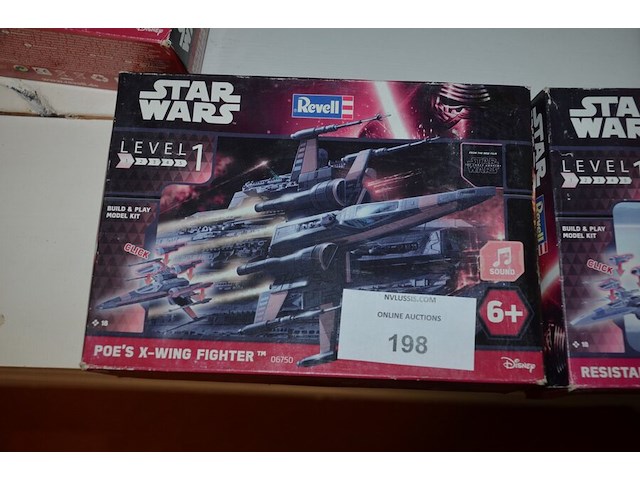 Doos modelbouw star wars poe s x-wing, doos modelbouw star wars resistance x-wing - afbeelding 2 van  6