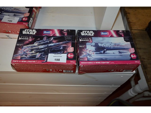 Doos modelbouw star wars poe s x-wing, doos modelbouw star wars resistance x-wing - afbeelding 1 van  6