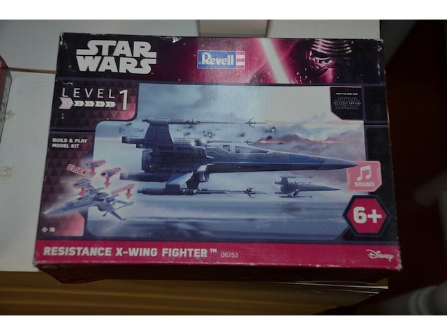 Doos modelbouw star wars poe s x-wing, doos modelbouw star wars resistance x-wing - afbeelding 5 van  6
