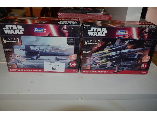 Doos modelbouw star wars poe s x-wing, doos modelbouw star wars resistance x-wing - afbeelding 1 van  6