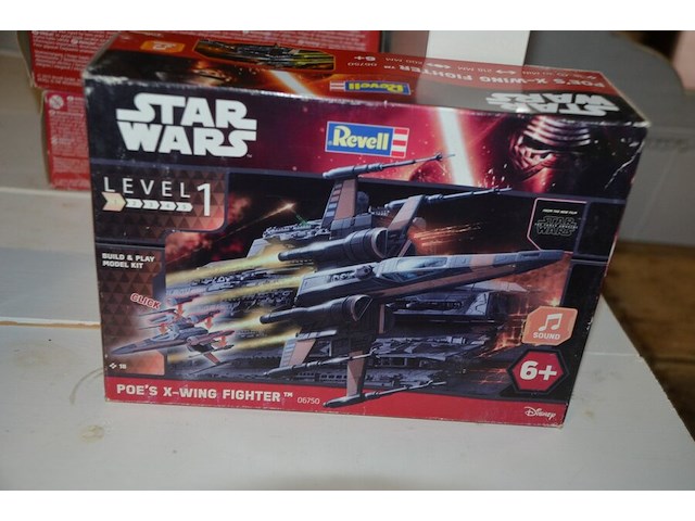 Doos modelbouw star wars poe s x-wing, doos modelbouw star wars resistance x-wing - afbeelding 5 van  6