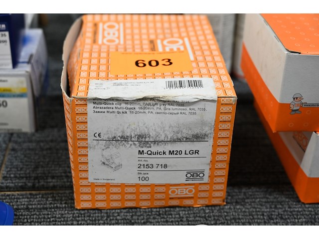 Doos obo m-quick klemmen m20 - afbeelding 1 van  2