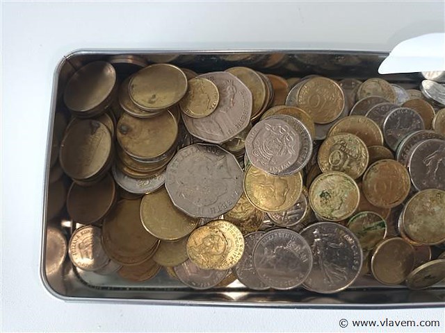 Doos oude munten - afbeelding 2 van  4