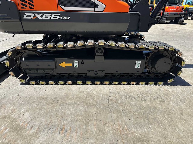 Doosan - 2018 - dx55-9c - midigraafmachine - afbeelding 13 van  39