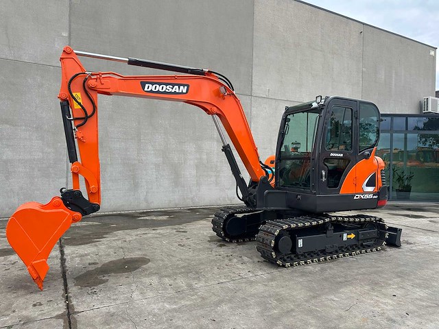 Doosan - 2018 - dx55-9c - midigraafmachine - afbeelding 1 van  40