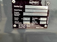 Doosan - 2018 - dx55-9c - midigraafmachine - afbeelding 9 van  42