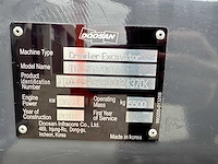 Doosan - 2018 - dx55-9c - midigraafmachine - afbeelding 25 van  25