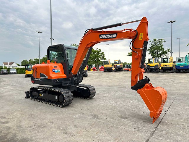 Doosan - 2019 - dx55-9c - midigraafmachine - afbeelding 3 van  40