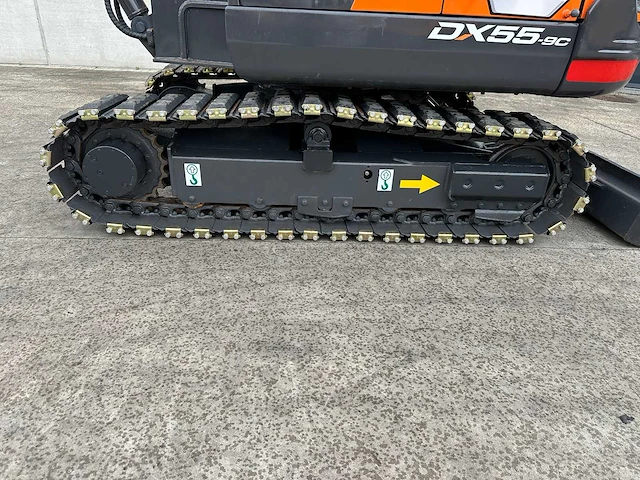Doosan - 2019 - dx55-9c - midigraafmachine - afbeelding 10 van  40