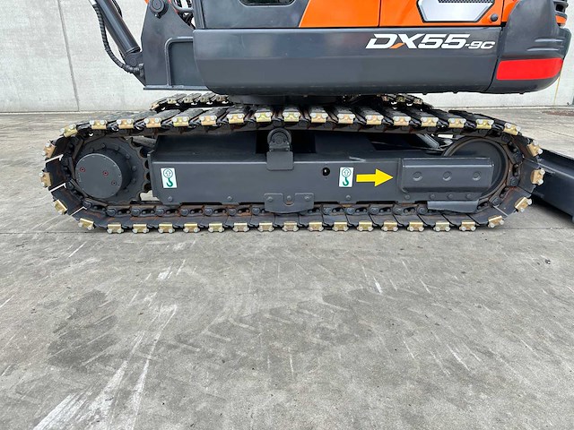 Doosan - 2019 - dx55-9c - midigraafmachine - afbeelding 9 van  37