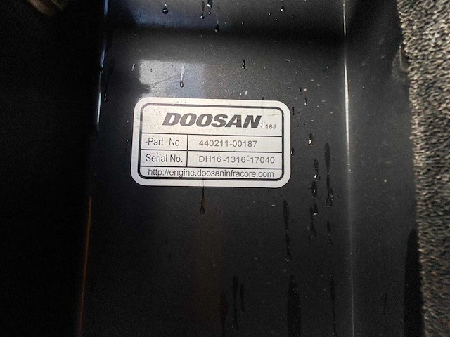 Doosan - 2020 - dh16-1316-17040 - noodstroomaggregaat - afbeelding 8 van  24