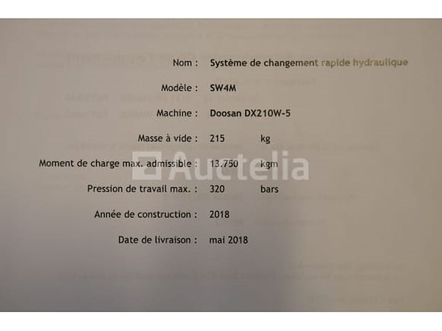 Doosan dx210w-5 wielgraafmachine - afbeelding 36 van  58