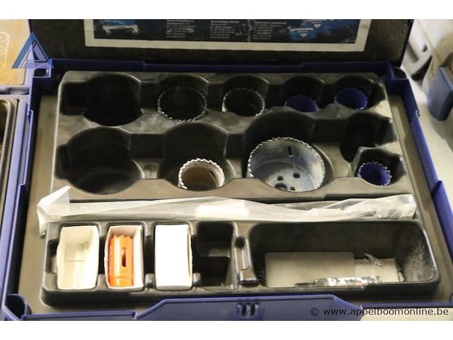 Doppenlot in koffer - berner - plus klopboren - afbeelding 3 van  3