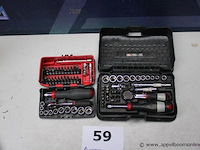 Doppenset - facom - diverse maten bitset - facom - diverse maten - afbeelding 1 van  3