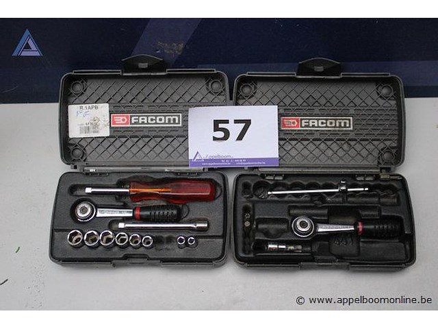 Doppenset (12-delig) - facom - diverse maten - afbeelding 1 van  2