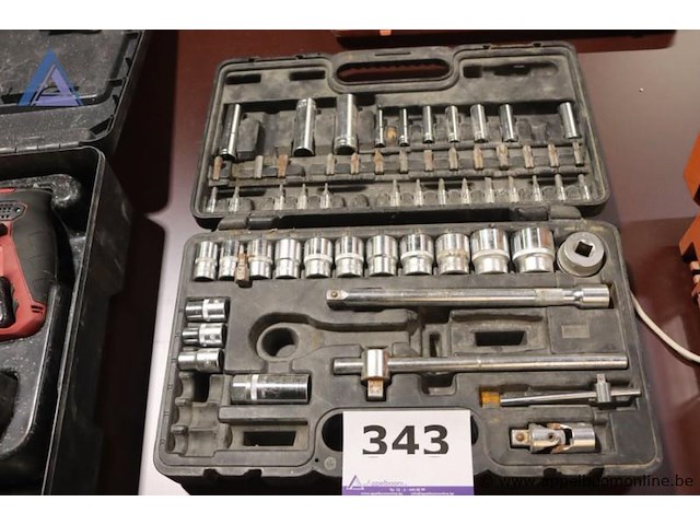 Doppenset incompleet - in koffer - afbeelding 1 van  1