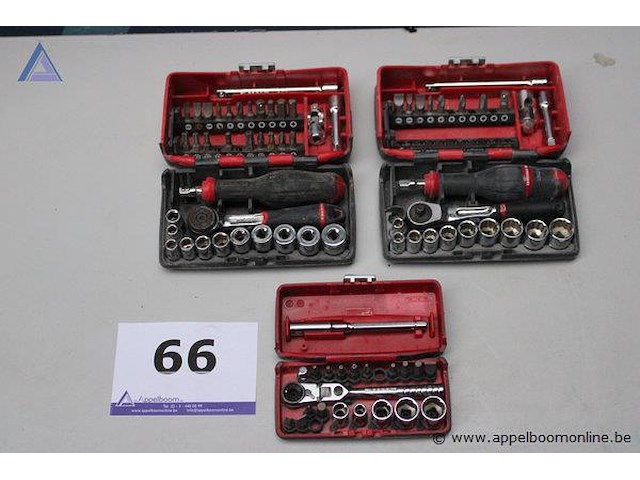 Dopsleutelset - facom - diverse maten dopsleutelset - facom - diverse maten dopsleutelset - facom - diverse maten - afbeelding 1 van  3