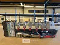 Dopsleutelset 10 mm (3/8") 8 - 19 mm 7-dlg. - afbeelding 1 van  3