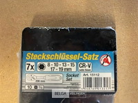 Dopsleutelset 10 mm (3/8") 8 - 19 mm 7-dlg. - afbeelding 2 van  3