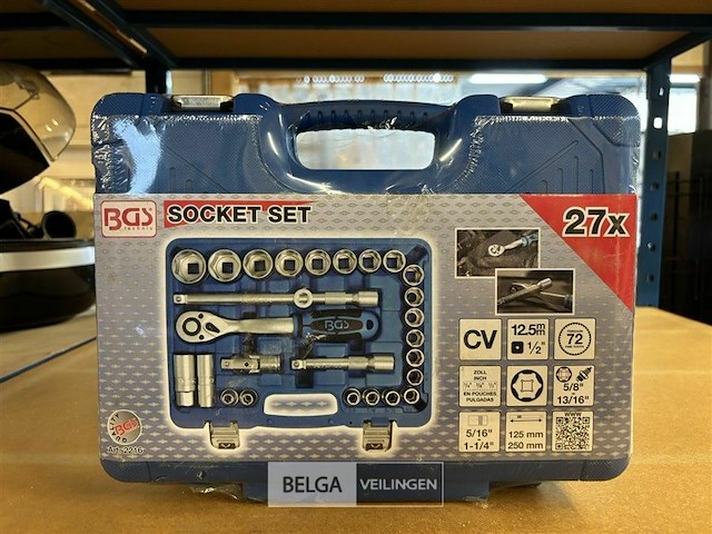Dopsleutelset 12,5 mm (1/2") inches 27-dlg. - afbeelding 1 van  3