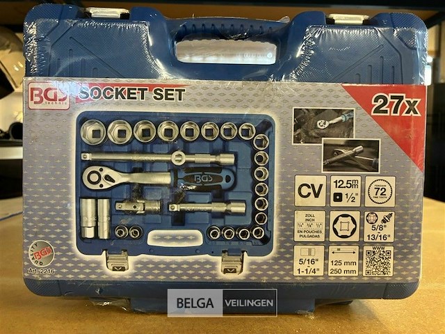 Dopsleutelset 12,5 mm (1/2") inches 27-dlg. - afbeelding 2 van  3