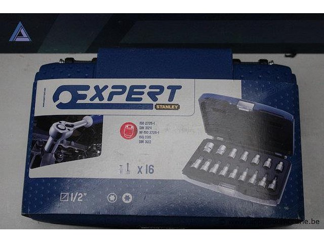 Dopsleutelset (16-delig) - expert by stanley - 1/2" dopsleutelset (16-delig) - expert by stanley - 1/2" - afbeelding 2 van  2