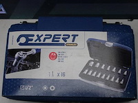 Dopsleutelset (16-delig) - expert by stanley - 1/2" dopsleutelset (16-delig) - expert by stanley - 1/2" - afbeelding 2 van  2