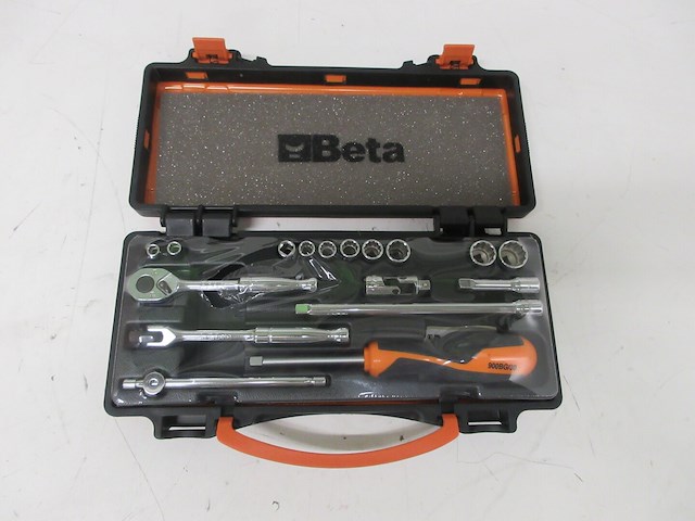 Dopsleutelset beta 009000982 17-delig 1/4" - afbeelding 1 van  2