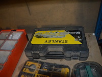 Dopsleutelset stanley in koffer, bit- en boorset dewalt, bit set dremel van parkside, spiekes in pvc doos (13) - afbeelding 4 van  12