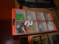 Dopsleutelset stanley in koffer, bit- en boorset dewalt, bit set dremel van parkside, spiekes in pvc doos (13) - afbeelding 11 van  12