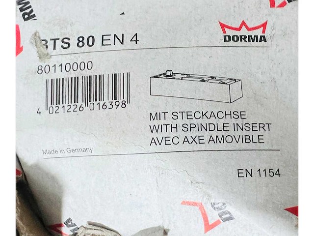 Dorma vloerveersysteem en diverse buismotor - bts 80 - overige aannemersmateriaal (4x) - afbeelding 5 van  5