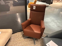 Dorno natura cognac relax zetel - afbeelding 1 van  3