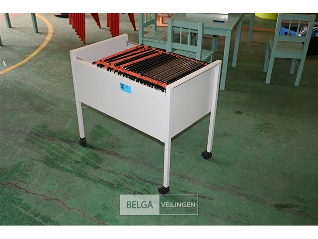 Dossierkarretje met hangmappen - afbeelding 1 van  4