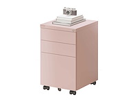 Dossierkast - rollende sokkel - mobiel kantoorkastje met 3 lades - afbeelding 2 van  7