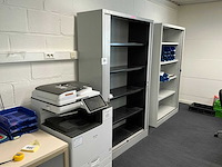 Dossierkast (2x) + tafel - afbeelding 1 van  4