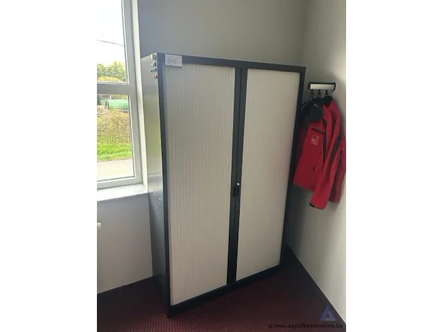 Dossierkast vv jaloeziedeuren afm 200x120cm - afbeelding 2 van  2
