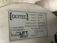 Dotec deg140 pneumatische tilhulp - afbeelding 5 van  5