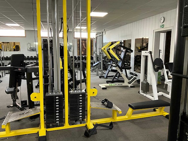 Double row station fitness gym equipment - afbeelding 5 van  11