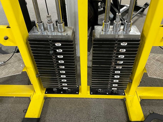 Double row station fitness gym equipment - afbeelding 7 van  11