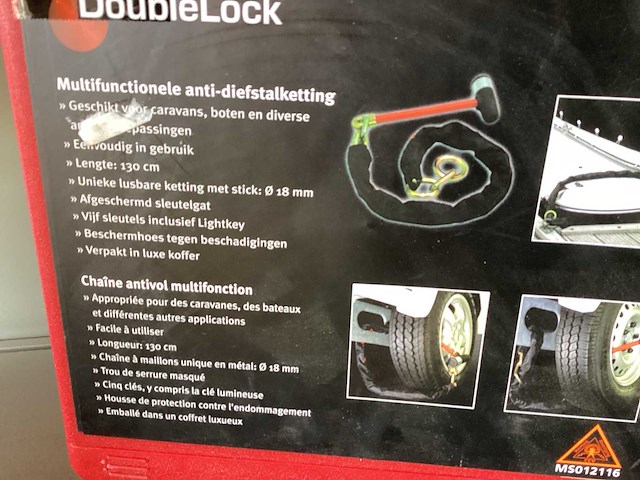 Doublelock anti-diefstalketting 130 cm - afbeelding 4 van  7