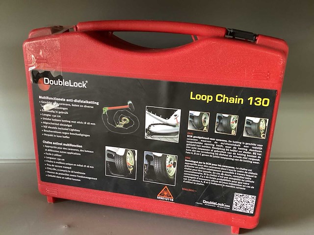 Doublelock anti-diefstalketting 130 cm - afbeelding 2 van  7
