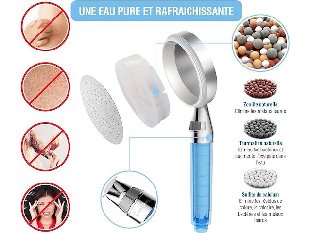 Douche-kop met filters - afbeelding 3 van  4