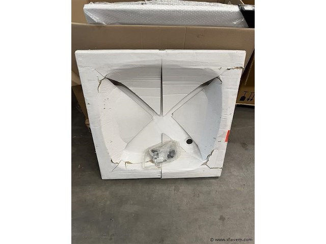 Douchebak 90x90 met stelpoten - afbeelding 1 van  3