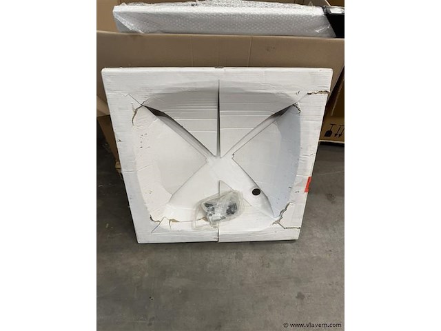 Douchebak 90x90 met stelpoten - afbeelding 1 van  3