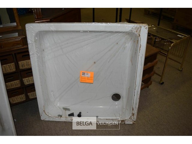 Douchebak kunststof 90x90cm - afbeelding 1 van  1