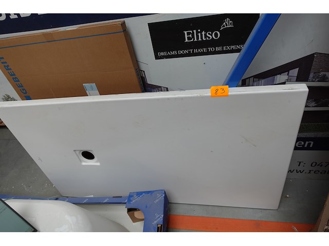 Douchebak villeroy & boch + douchematten geberit - afbeelding 1 van  5