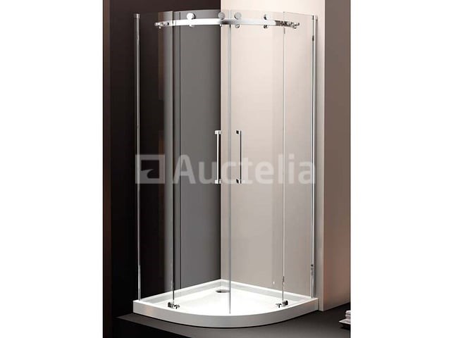 Douchecabine halfrond 90x90 cm - incl. douchebak - afbeelding 1 van  1