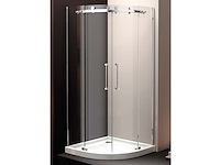 Douchecabine halfrond 90x90 cm - incl. douchebak - afbeelding 1 van  1
