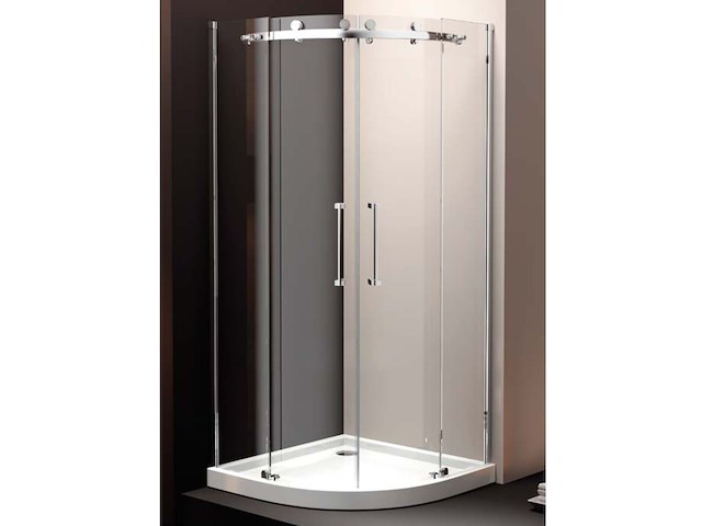Douchecabine halfrond 90x90 cm - incl. douchebak - afbeelding 1 van  1