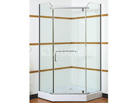 Douchecabine vijfhoek - 90x90 cm - afbeelding 1 van  1